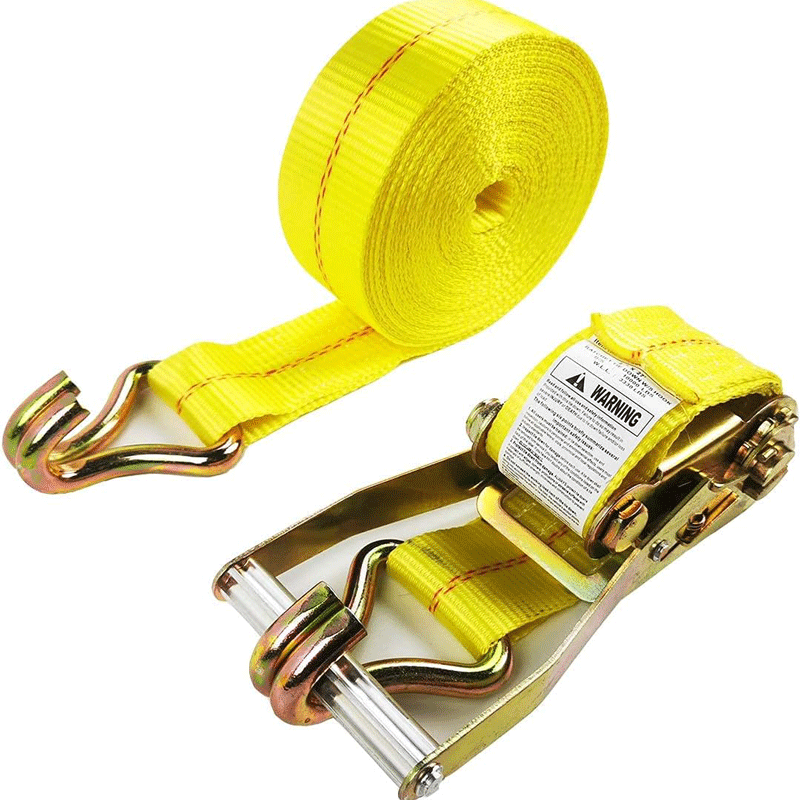 High-density polyester webbing, UV and wear-resistant, soft on cargo