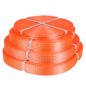 DNV Certificate Customized Packing Strap Cargo Lashing Strap Polyester Woven Webbing Belt for Transportation Cargo Control