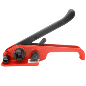 Heavy duty strapping tensioner tool with cutter for PP PET composite strapping