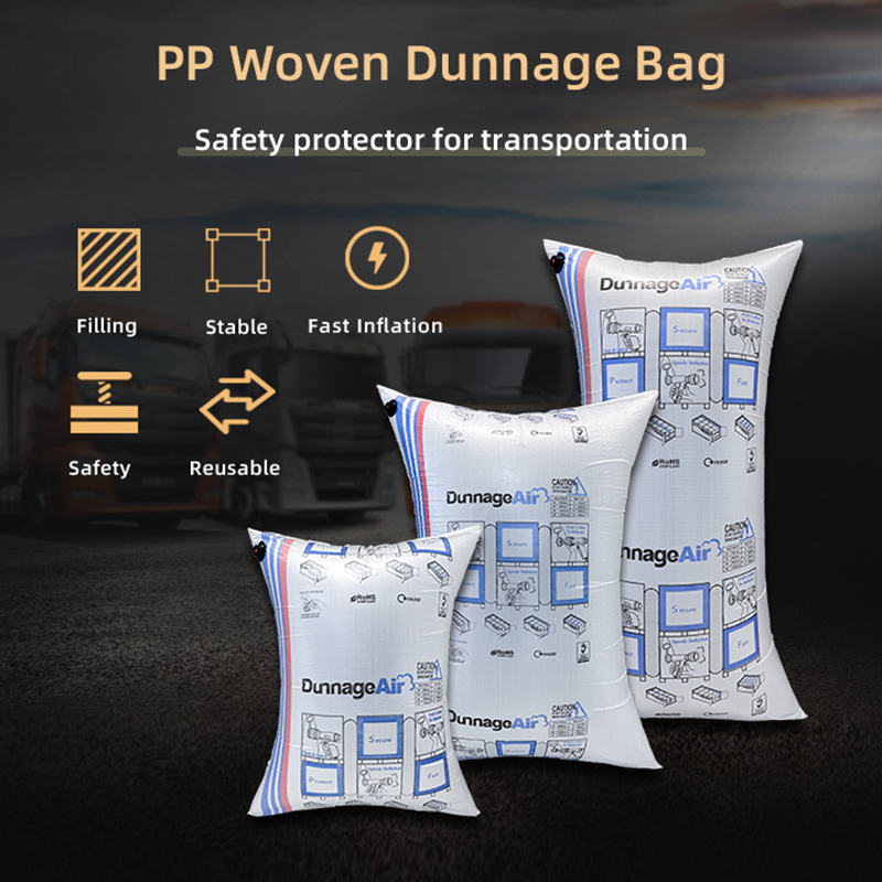 Kraft and PP Woven Valve Dunnage Air Bag Thickened Explosion-Proof