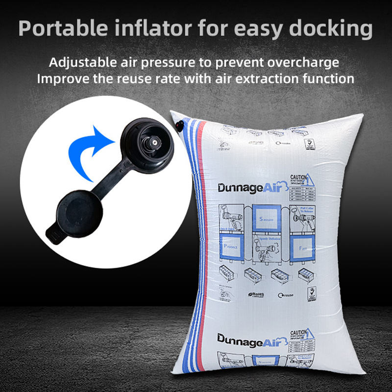 Inflatable Dunnage Air Bag Filling Gaps Between Cargo in Container