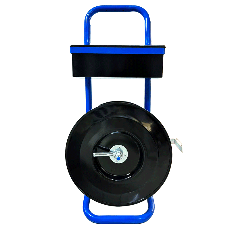 Blue Heavy Duty Strapping Cart with Detachable Tool Tray